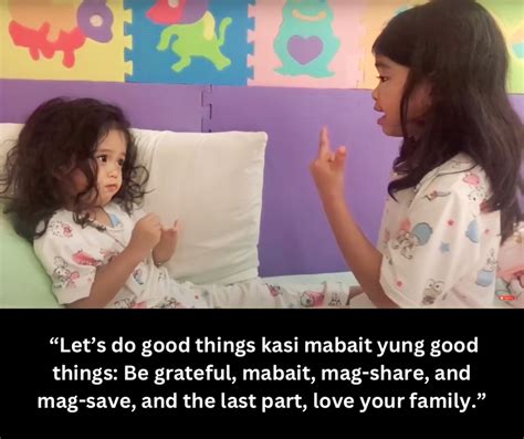 Five cute moments of Ate Mela and Baby Stela Francisco.